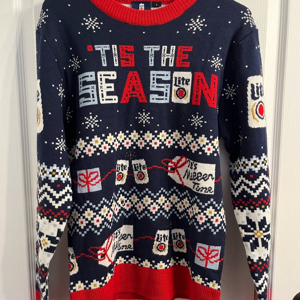 Miller Lite Holiday Sweater